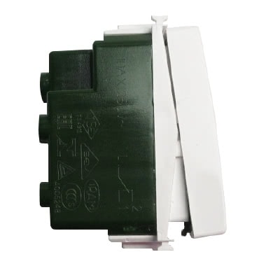 DEVIATORE UNIPOLARE SERIE PLANA BIANCA ILLUMINABILE - VIMAR 14004 product photo Photo 04 3XL