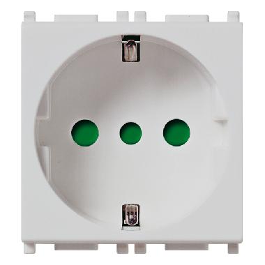 PRESA 2P+T 16A P30 SILVER - VIMAR 14209.SL product photo Photo 01 3XL