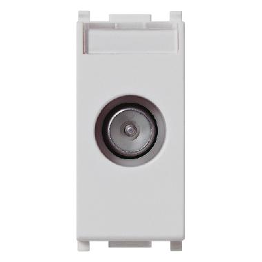 PRESA TV-RD-SAT PASSANTE SILVER - VIMAR 14300.10.SL product photo Photo 01 3XL