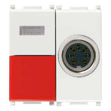 PLANA-PULSANTE CHIAMATA CALL-WAY+PRESA DIN B - VIMAR 14502 - VIMAR 14502 - VIMAR 14502 product photo Photo 01 3XL