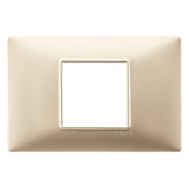 PLANA-PLACCA 2M.CENTR.TECNOP.CHAMPAGNE OPACO - VIMAR 14652.22 - VIMAR 14652.22 product photo Photo 01 3XL