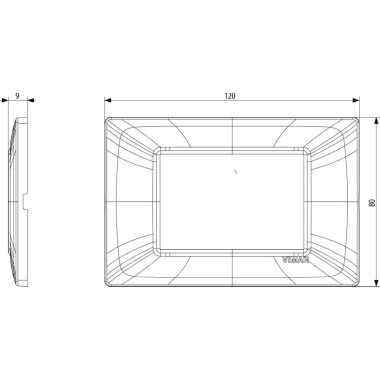 PLACCA 3 MODULI SERIE PLANA COLORE BIANCO - VIMAR 14653.01 product photo Photo 02 3XL