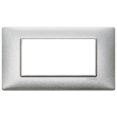 PLACCA 4M TECNOPOLIMERO SILVER - VIMAR 14654.27 - VIMAR 14654.27 product photo Photo 01 3XL