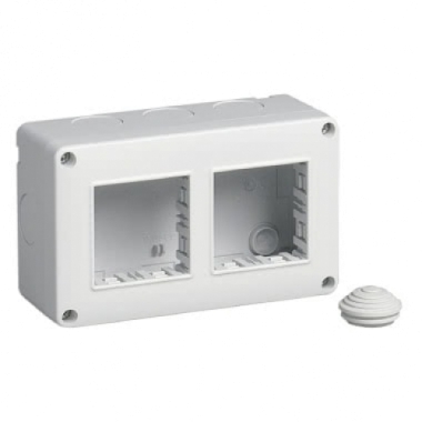 CONTENITORE IP40 4M (2X2) ORIZZONTALE EIKON/ARKE'/PLANA - VIMAR 14812 product photo Photo 01 3XL