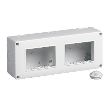 EIKON/ARKE'/PLANA-CONTENITORE IP40 6M (3X2) ORIZ - VIMAR 14827 - VIMAR 14827 product photo Photo 01 3XL