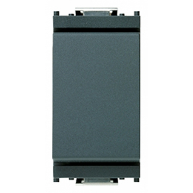 INTERRUTTORE 1P 16A SERIE IDEA GRIGIO - VIMAR 16001 product photo Photo 01 3XL