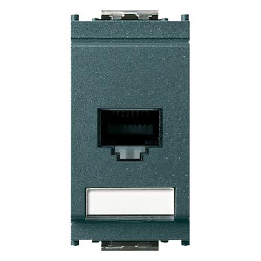 IDEA-PRESA RJ45 NETSAFE CAT.5E SCHERM.GRIGIO - VIMAR 16359/5 - VIMAR 16359/5 product photo Photo 01 3XL