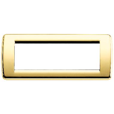 IDEA RONDO'-PLACCA 6M METAL ORO LUCIDO - VIMAR 16756.32 - VIMAR 16756.32 product photo Photo 01 3XL