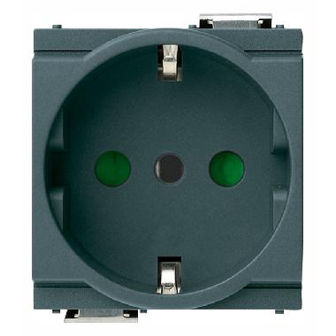 IDEA-PRESA 2P+T 16A SHUKO MOD.RIDOTTO GRIGIO - VIMAR 17039 - VIMAR 17039 product photo Photo 01 3XL