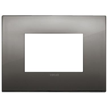 ARKE'-PLACCA CLASSIC 3M METALLO CROMO NERO - VIMAR 19653.09 - VIMAR 19653.09 product photo Photo 01 3XL