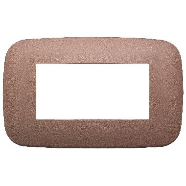 ARKE'-PLACCA ROUND 4M METAL.BRONZO MATT - VIMAR 19684.24 - VIMAR 19684.24 product photo Photo 01 3XL