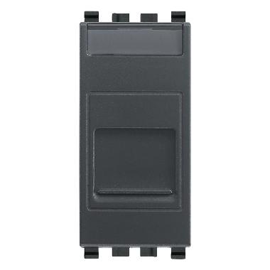 ADATTATORE PORTELLO RJ45 KEYSTONE GRIGIO - VIMAR 20337.C - VIMAR 20337.C product photo Photo 01 3XL