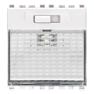EIKON-SEGNAPASSO LED 230V BIANCO - VIMAR 20389.B product photo Photo 01 3XL