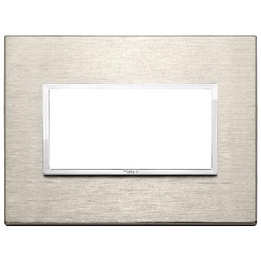 EIKON EVO-PLACCA 4M ALLUMINIO BRONZO CHIARO - VIMAR 21654.04 - VIMAR 21654.04 - VIMAR 21654.04 product photo Photo 01 3XL