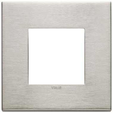 PLACCA 2M NICHEL SPAZZOLATO - VIMAR 22642.11 - VIMAR 22642.11 product photo Photo 01 3XL