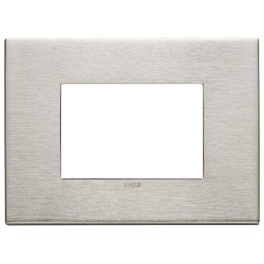 EIKON PLACCA 3M NICHEL SPAZZOLATO - VIMAR 22653.11 - VIMAR 22653.11 - VIMAR 22653.11 product photo Photo 01 3XL