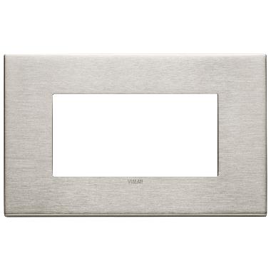 EIKON PLACCA 4M NICHEL SPAZZOLATO - VIMAR 22654.11 - VIMAR 22654.11 - VIMAR 22654.11 product photo Photo 01 3XL