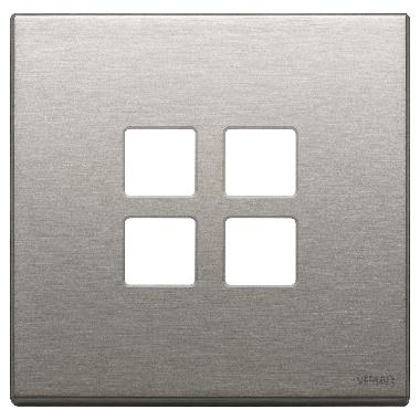 PLACCA 2MX4 FLAT NICHEL SPAZZOLATO - VIMAR 22692.11 - VIMAR 22692.11 product photo Photo 01 3XL