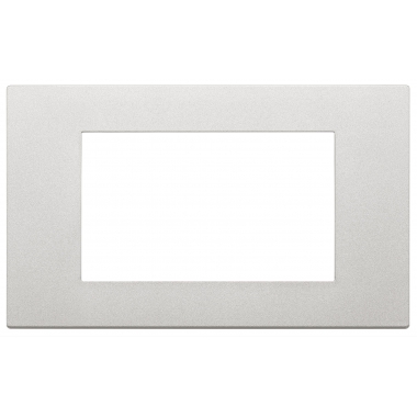 PLACCA 4 MODULI ARGENTO - VIMAR 30654.20 product photo Photo 01 3XL