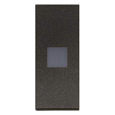 TASTO 1M ALLINEATO CON DIFFUSORE NERO - VIMAR 31000.DG - VIMAR 31000.DG product photo Photo 01 3XL