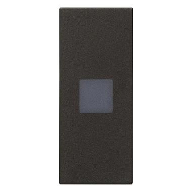 TASTO 1M CON DIFFUSORE ASSIALE NERO - VIMAR 31000A.DG - VIMAR 31000A.DG product photo Photo 01 3XL