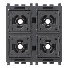 COMANDO FLAT 4 PULSANTI 1P NO 24V 2M - VIMAR 02686.AX product photo