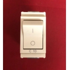 INTERRUTTORE MAGNETOTERMICO BIPOLARE 1P/PR BIANCO - VIMAR 16502.10.B product photo