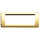 IDEA RONDO'-PLACCA 6M METAL ORO LUCIDO - VIMAR 16756.32 - VIMAR 16756.32 product photo