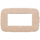 PLACCA ROUND 4M ACERO - VIMAR 19684.53 - VIMAR 19684.53 product photo