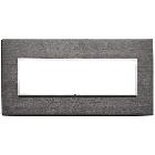 EIKON EVO-PLACCA 7M ALLUMINIO GRIGIO LAVA - VIMAR 21657.03 - VIMAR 21657.03 product photo