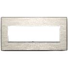 EIKON EVO-PLACCA 7M ALLUMINIO BRONZO CHIARO - VIMAR 21657.04 - VIMAR 21657.04 product photo