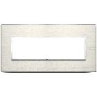 EIKON EVO-PLACCA 7M ALLUMINIO TITANIO - VIMAR 21657.08 - VIMAR 21657.08 product photo