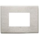 EIKON PLACCA 3M NICHEL SPAZZOLATO - VIMAR 22653.11 - VIMAR 22653.11 - VIMAR 22653.11 product photo