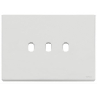 PLACCA 3 MODULI X 3 COMANDI VINTAGE BIANCO MATT - VIMAR 22673.3.01 product photo
