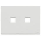 PLACCA 3 MODULI X 2 FLAT BIANCO MATT - VIMAR 22683.2.01 product photo