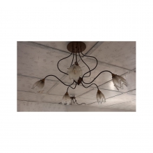 LAMPADARIO CON VETRO product photo