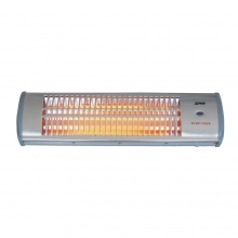 STUFA QUARZO 2X600W GRIGIO 1200W DA PARETE 53X13X16 CM product photo