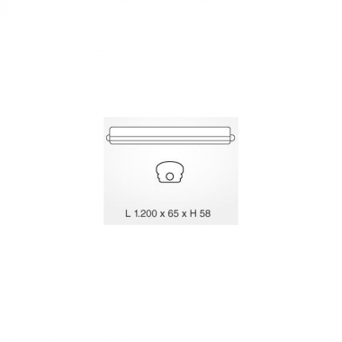 PLAFONIERA STAGNA LED IP65 1200MM 36W LUCE NATURALE TIPO 6285 product photo Photo 02 3XL