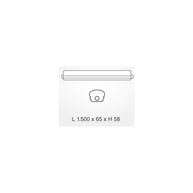 PLAFONIERA STAGNA LED IP65 1500MM 48W LUCE NATURALE TIPO 6287 product photo Photo 04 3XL
