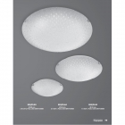 PLAFONIERA LED 18W 4000K LUCE NATURALE, DIAMETRO 40CM. VETRO IN LASTRA GRANIGLIATO,CURVATO E SERIGRAFATO GOCCE product photo