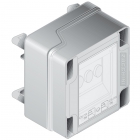 CASSETTA DI DERIVAZIONE VUOTA CORTA CON PER ELEMENTI MS CON BASE PORTAFUSIBILI D01 IN=16A IP55 - ZUCCHINI 51515077 product photo